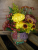 Vintage Rose Vase
