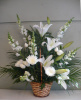 White Garden Basket (shown at $90.00)